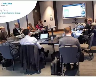 World Nuclear Association Supply Chain Working Group Meeting